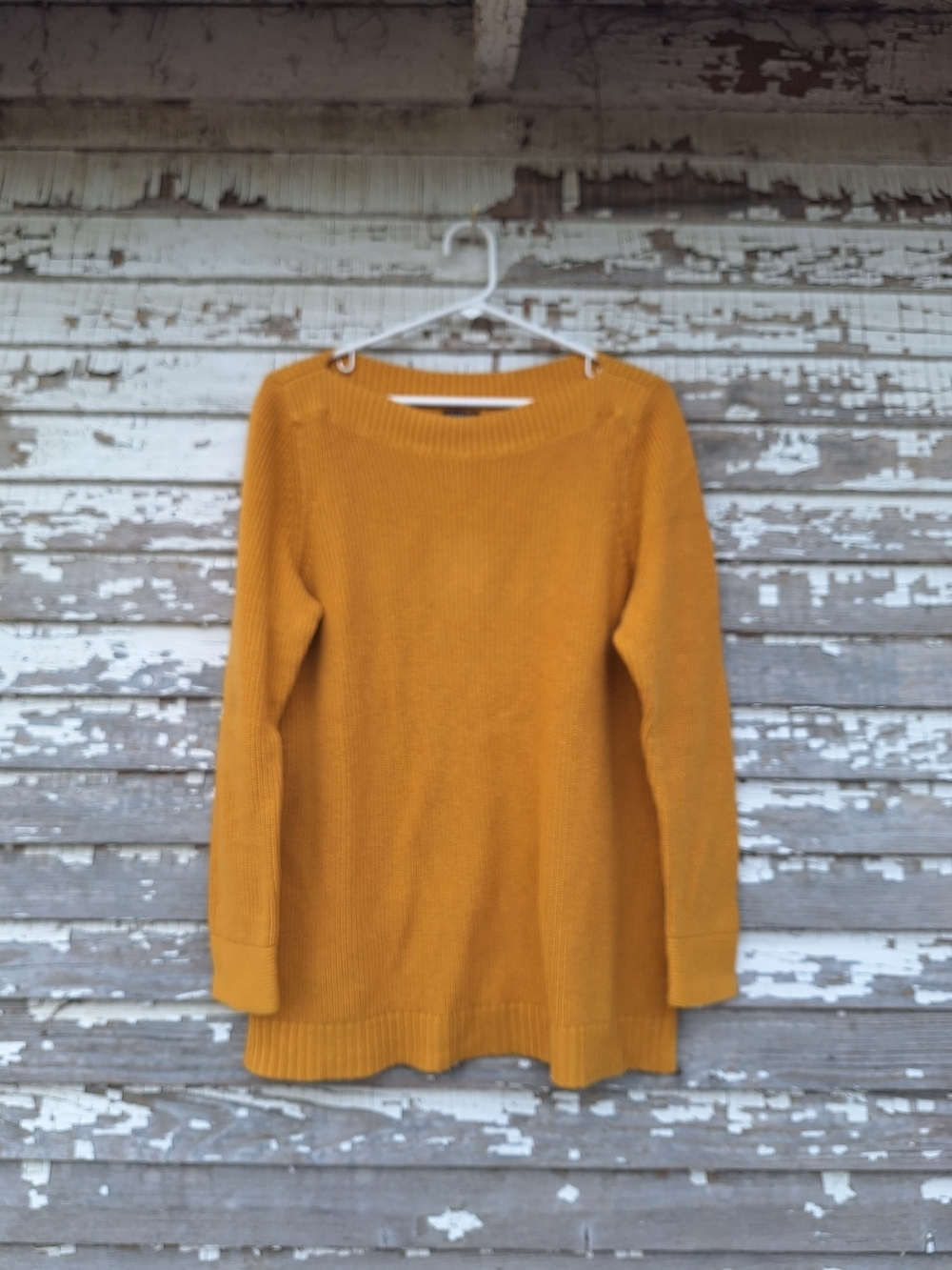 Talbots Women's Mustard Crewneck Sweater Size X